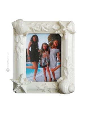 CORALLI Photo frame picture frame handmade ceramic artistic Made in Italy