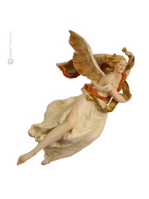 WALL FONT Statuette statue figure porcelain Capodimonte handmade made in Italy exclusive