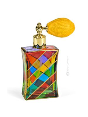 SIGNAC Perfume holder spray nebulizer atomizer authentic hand painted 24k gold-colour details