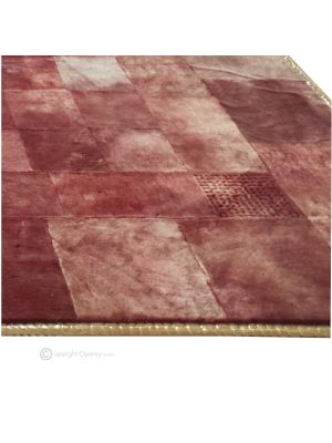 FURNISHING CARPET handmade real leather Shearling brisa Made in Italy