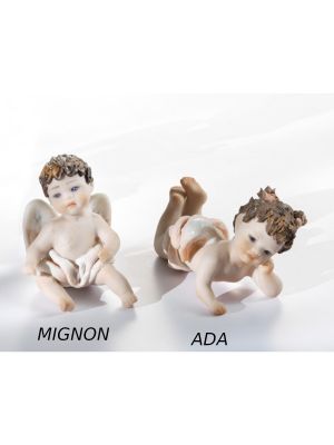 CHERUBINI ADA E MIGNON 2 Capodimonte Angels statuettes dolls romantic and precious.