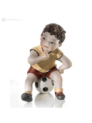 CHIPS - Artisan masterpiece, hand-painted Capodimonte doll.