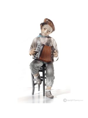 CICO - Porcelain accordion musician dolls, Italian elegance.