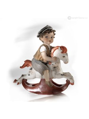 DONODOLO HORSE M - Collectible item, made of high quality porcelain.