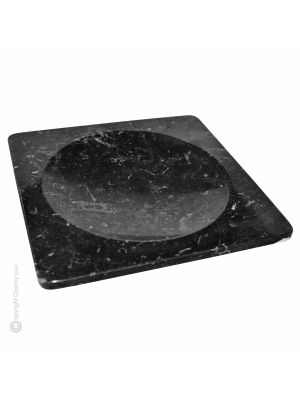 SVUOTATASCHE MARMO NERO MARQUINIA Pocket emptier bowl jewellery box marble authentic hand Made in Italy