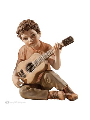 ERIK - Porcelain Guitar Musician, Fine Italian Craftsmanship.