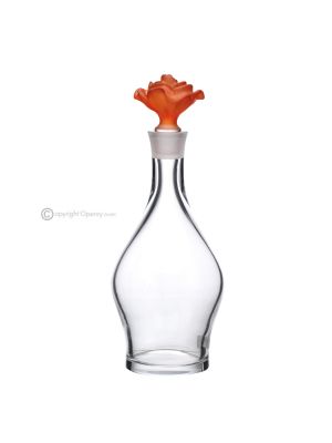 MILANO Decanter, decorative modern hand painted bottle in premium quality glass.