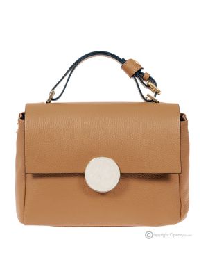 CARRIEMINI women's hand bag and Crossbody Bag in real handcrafted leather 