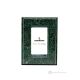 Photo frame, green marble, original design, handmade in Italy, natural stone.