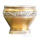 PORTAVASO IRIS cachepot planter ceramic artistic artistic ceramic with 24k gold leaf 