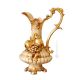 VASE CARAFFA Baroque style artistic ceramic with 24k gold details Made in Italy