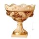 COPPA handmade ceramic table ornament Baroque style artistic with 24k gold details Made in Italy