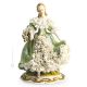 SPRINGTIME LADY Statuette statue figure porcelain Capodimonte handmade made in Italy exclusive