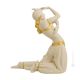 ORIENTAL DANCER Statuette statue figure porcelain Capodimonte handmade Made in Italy exclusive