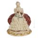 LADY WITH DOVE Statuette statue figure porcelain Capodimonte handmade made in Italy exclusive