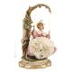 THE SWING Statuette statue figure porcelain Capodimonte handmade made in Italy exclusive