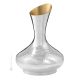 DECANTER Wine Water Silver Gold Plated Artistic Creation Handcraft Made in Italy