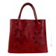 FOGLIE Totes shoulder bag handcrafted women's bag in real leather with imprinted leaves