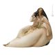 LADY WITH COMB Statuette statue figure porcelain Capodimonte handmade Made in Italy exclusive