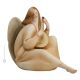 ANGEL WITH LUTE Statuette statue figure porcelain Capodimonte handmade Made in Italy exclusive