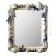 SPECCHIERA SEA & SHELLS Ceramic mirror wall decorative hanging baroque style artistic ceramic Made in Italy