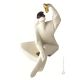 PULCINELLA Statuette statue figure porcelain Capodimonte handmade Made in Italy exclusive