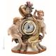 CHERUBS Table clock Capodimonte porcelain handcraft made in Italy