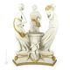 DANCING AROUND THE WELL Statuette statue figure porcelain Capodimonte handmade Made in Italy exclusive