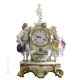 THE FOUNTAIN Table clock Capodimonte porcelain handcraft made in Italy