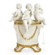 CHERUBS ON THE WELL Statuette statue figure porcelain Capodimonte handmade Made in Italy exclusive