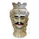 MORO HEADS MALE handmade ceramic artistic table ornament Made in Italy