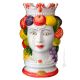 MORO HEADS FEMALE handmade ceramic artistic table ornament Made in Italy