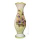 VASE Baroque style artistic ceramic with 24k gold details Made in Italy