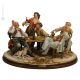 BIG CARD GAME Statuette statue figure porcelain Capodimonte handmade Made in Italy exclusive