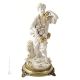 FRUIT VENDOR Statuette statue figure porcelain Capodimonte handmade Made in Italy exclusive