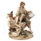 PAINTER Statuette Statue Figure Porcelain Capodimonte Handmade Made in Italy Exclusive