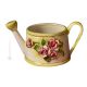 WATERING CAN handmade ceramic table ornament Baroque style artistic with 24k gold details Made in Italy