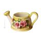 WATERING CAN handmade ceramic table ornament Baroque style artistic with 24k gold details Made in Italy