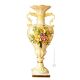 VASE Baroque style artistic ceramic with 24k gold details Made in Italy