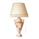 LAMP Table lamp abat-jour lampshade Baroque style artistic ceramic with 24k gold details Made in Italy