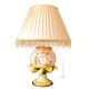 LAMP Table lamp abat-jour lampshade Baroque style artistic ceramic with 24k gold details Made in Italy