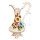 VASE Baroque style artistic ceramic with 24k gold details Made in Italy