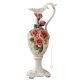 AMPHORA Vase baroque style artistic ceramic with 24k gold details Made in Italy