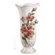 VASE Baroque style artistic ceramic with 24k gold details Made in Italy