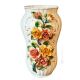 VASE Baroque style artistic ceramic with 24k gold details Made in Italy