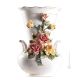 VASE Baroque style artistic ceramic with 24k gold details Made in Italy