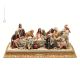 THE LAST SUPPER Statuette statue figure porcelain Capodimonte handmade Made in Italy exclusive