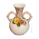 VASE Baroque style artistic ceramic with 24k gold details Made in Italy