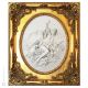 VENUS AND CUPIDO picture bas-relief porcelain Capodimonte handmade Made in Italy exclusive