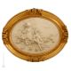 BUCOLIC SCENE picture bas-relief porcelain Capodimonte handmade Made in Italy exclusive